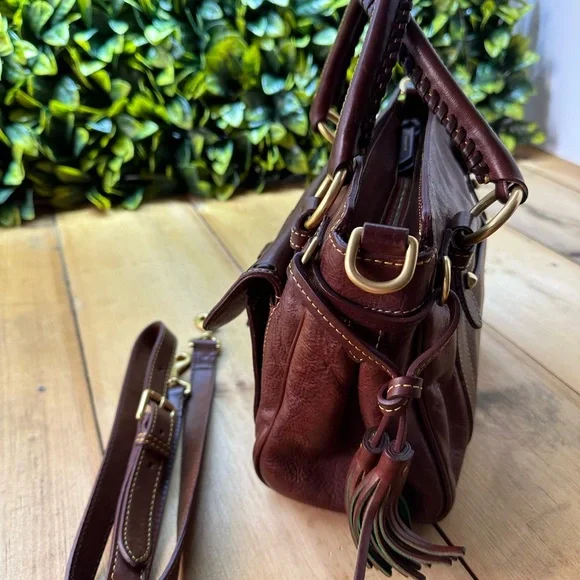 Dooney & Bourke Florentine Leather Satchel - Picture 6 of 6